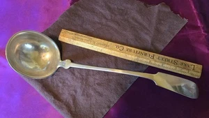 1820s RARE 14.25" Soup Ladle Solid 800 Silver Geist Stuttgart ? Germany 19thC - Picture 1 of 9