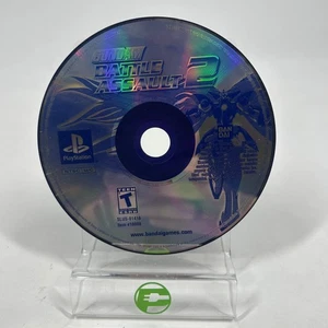 Gundam Battle Assault 2 (Sony PlayStation 1 PS1, 2002) Disc - Bild 1 von 2