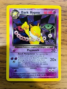 NEAR MINT! Dark Hypno (9/82) Holo Team Rocket Pokemon Card! FAST & FREE P&P! - Picture 1 of 3