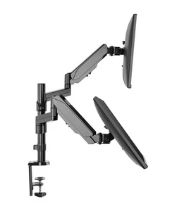 TechOrbits Triple/Double/Single Monitor Mount Stand - Computer Screen Desk Ga... - Afbeelding 1 van 9