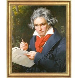 Joseph Karl Stieler. Bildnis Ludwig van Beethoven beim Komponieren der Miss ... - Bild 1 von 5