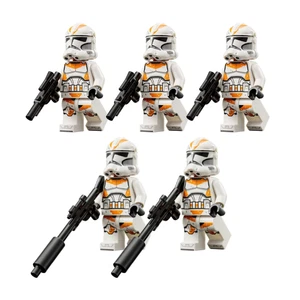LEGO: Lot of 5 , 212th Attack Battalion Clone Troopers Phase 2 (sw1235) 75337 - Picture 1 of 7