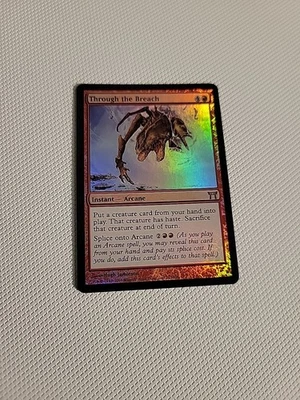 Through the Breach Champions of Kamigawa Foil Lightly Played MTG  - Image 1 of 3