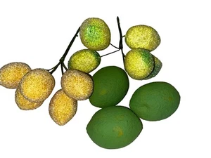Lemon Lime Citrus Fruit Artificial Fake Mix Sizes Design Color Decor Display - Picture 1 of 9
