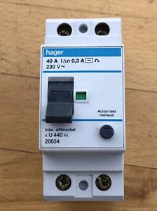 interrupteur différentiel hager 40 A xU440fo 20034 - Picture 1 of 5