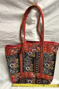 Quilted Knitting/Beach Bag, Pockets, Medium-Large - Picture 1 of 6