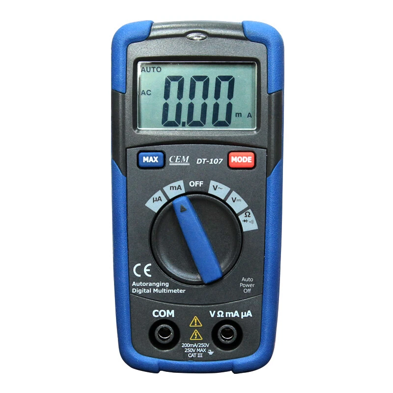 CEM DT-107 Pocket Digital Multimeters Provide Multifunction
