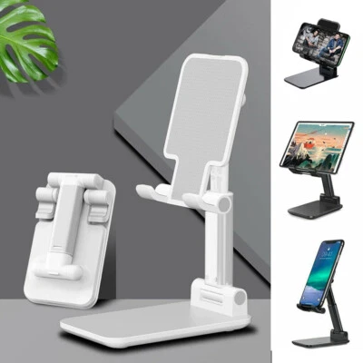 Soporte plegable ajustable para teléfono celular tableta soporte de escritorio iPad iPhone Foto 1 de 4