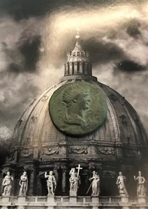 Numis - Sesterzio di Traiano - VIA TRAIANA - moneta romana antica - Foto 1 di 4