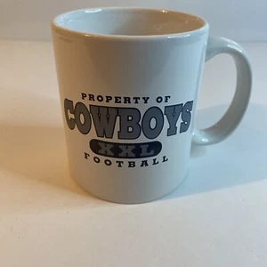 Taza de café de fútbol americano Property of Dallas Cowboys XXL - usada - Imagen 1 de 6
