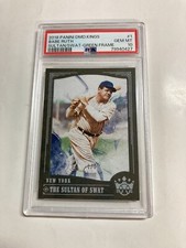 Psa 10 Panini diamond kings Babe Ruth Sultan of swat green frame 3/5 Highest