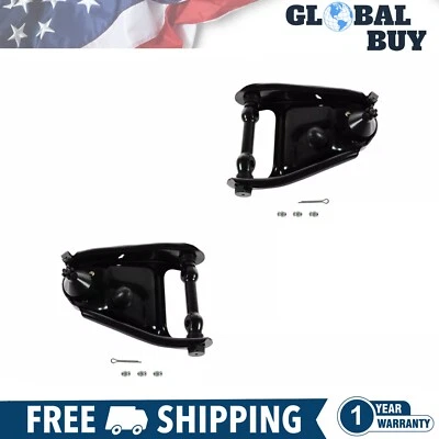 Nuevo juego de pares de brazos de control superiores delanteros para camioneta Chevy C20 1971-1996 GMC C25 Foto 1 de 4