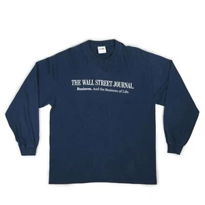 T-shirt manica lunga The Wall Street Journal vintage anni 90 - Foto 1 di 4