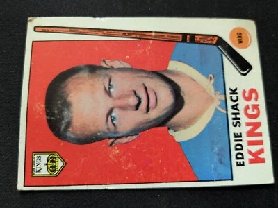 1969-70 Topps Hockey Card # 106 Eddie Shack - Los Angeles Kings (VG) - Image 1 of 3