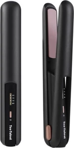 Cordless Hair Straightener & Curler Fast Heating 200°C Travel Mini Curling Iron - Picture 1 of 20