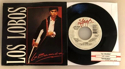 Los Lobos / La Bamba & Charlena / 1987 45rpm w PS / NM+ Foto 1 de 4