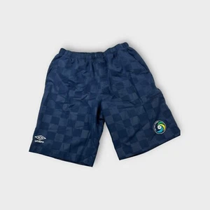 Vintage Blue Umbro New York NY Cosmos Soccer Shorts Men's L Large - Picture 1 of 7
