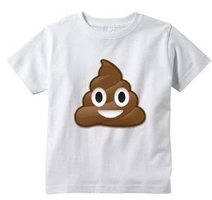 Poo Emoji Custom T-shirt, Poop emojis Tee, Infant through Adult Sizes - Picture 1 of 2