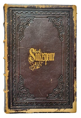 Complete Works of  William Shakspeare, 1876 Antique HC, JB Lippincott - Image 1 of 4