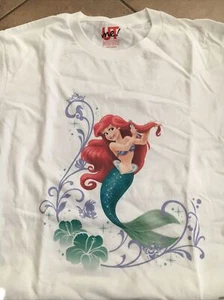 Uniqlo UT Disney The Little Mermaid White T-Shirt Size XL - Picture 1 of 3