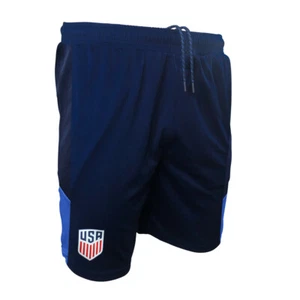U.S. Soccer Federation USMNT Official Men Soccer Shorts - Navy - Picture 1 of 4