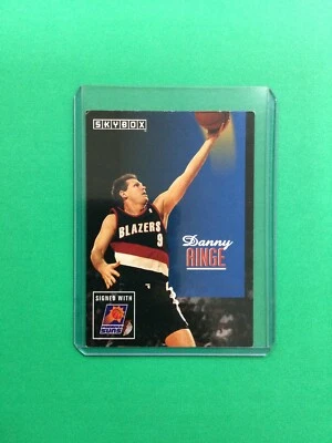 1992-93 Skybox - #199 Danny Ainge-Portland Trail Blazers! - Image 1 of 2