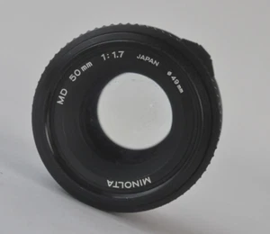 Minolta MD 50mm f/1.7 Objektiv ~ manueller Fokus Prime MF ~ MD Mount - Bild 1 von 10