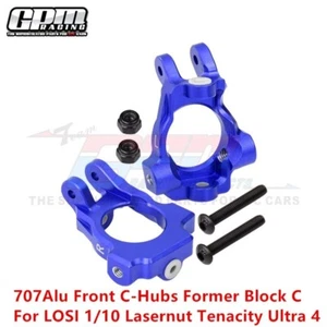 GPM 707Alu Front C-Hubs Former Block C For LOSI 1/10 Lasernut Tenacity Ultra 4 - Picture 1 of 10