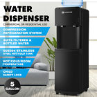 Water Cooler Dispenser Compressor Cooling Stainless Steel Hot/Cold w/Child Lock
