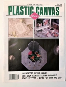 Leisure Arts Plastic Canvas Corner 19 Projects in This Issue! June 1990 - Picture 1 of 3