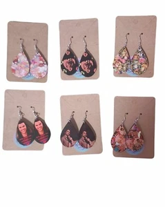 Sublimation Earrings- Stephen King,Ghostface,Sweet Valley High,Sanrio,Twilight - Picture 1 of 13