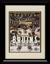 Framed 2011 Boston Bruins Stanley Cup Champions SI Autograph Promo Print - Tim