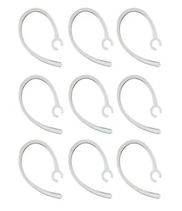 Universal Small Clamp Bluetooth Ear Hook Loop Clip Replacement Set of 9 Clear - Picture 1 of 3
