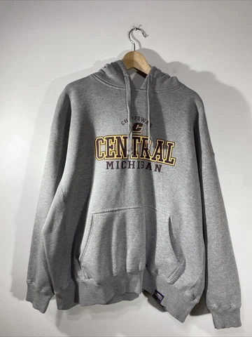 CMU Central Michigan XXL University Chippewas Hoodie Sweatshirt 2X Cover