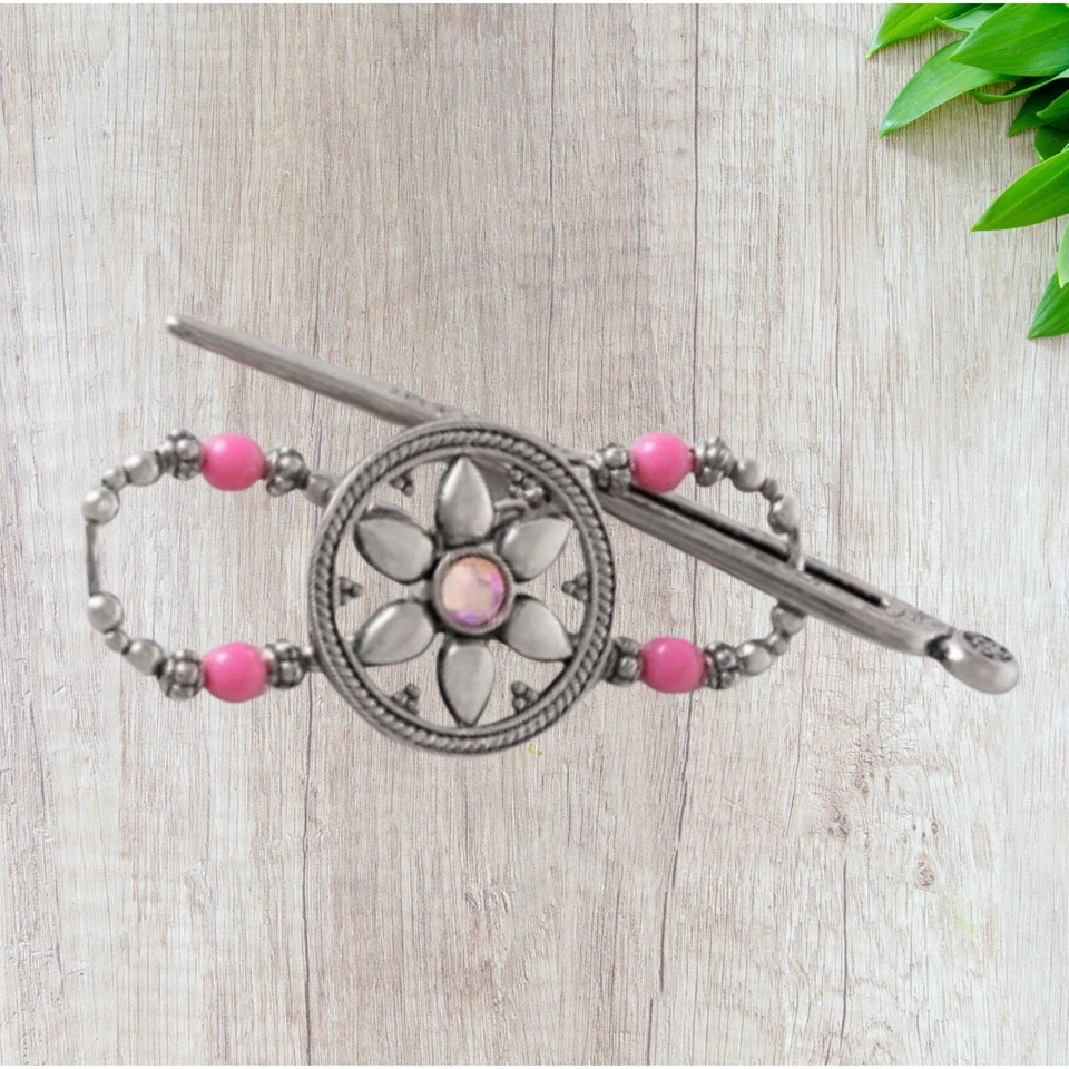 Lilla Rose Flexi - Clip 4217 Mallory Barrette Nickel Plated - Image 1 of 1