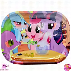 Metal Rolling Tray 14x18cm Trinkets & Crystals Gift Cute Pony Little Parody - Picture 1 of 2