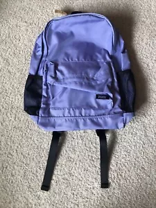 Victoria's Secret PINK Rucksack Classic Canvas Büchertasche Flieder Lila Logo Schule - Bild 1 von 4