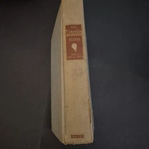 The Lincoln Reader By Paul M Angle 1947 Hc Vtg Old Tweed Cover - Imagen 1 de 15