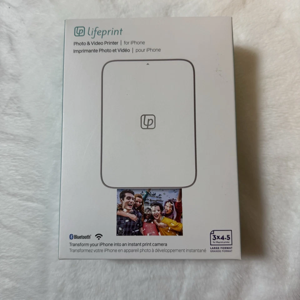 Lifeprint WHT LP001-1 Photo & Video Printer For iPhone - Image 1 of 4