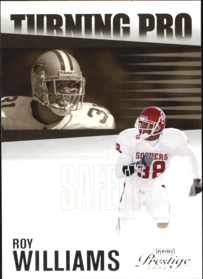 ROY WILLIAMS DALLAS COWBOYS 2006 Playoff Prestige Turning Pro CARD# TP-5 - Image 1 of 2