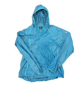 Giacca Kuhl donna M blu full zip ultraleggera impacchettabile pioggia vento escursionismo poncho - Foto 1 di 7