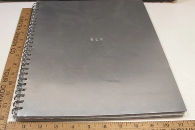 1st ED 1992 SEX BOOK MADONNA STAINLESS STEEL COVER SERIAL NO 0501771 MISSING CD Foto 1 de 4