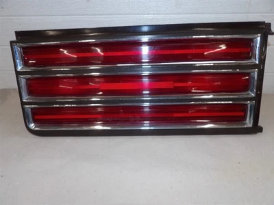CHRYSLER CORDOBA 1980-1983 LH TAILLIGHT DRIVERS SIDE ASSEMBLY NICE LENS & CHROME - Image 1 of 4