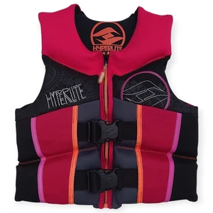 Hyper Lite Wake Co Kids Life Vest Youth 50-90 Lbs Life Jacket USCG Ski Vest - Picture 1 of 9
