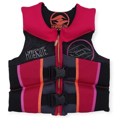 Hyper Lite Wake Co Kids Life Vest Youth 50-90 Lbs Life Jacket USCG Ski Vest - Image 1 of 4