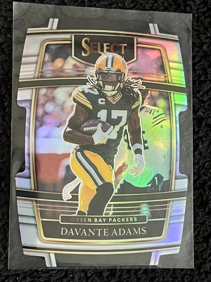 2021 SELECT SILVER DIE-CUT DAVANTE ADAMS PACKERS - Image 1 of 1