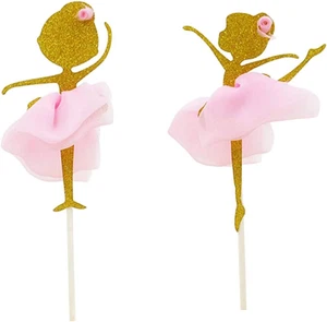 Happy Birthday Deko Tortenaufleger Party Requisiten (2er Pack Tortenaufleger, Bab - Bild 1 von 4