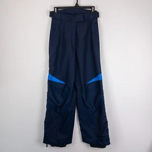 VTG Lands End Pants Womens Size 6 (26x28) Blue Snow Alpine 100% Nylon Skiing New - Picture 1 of 12