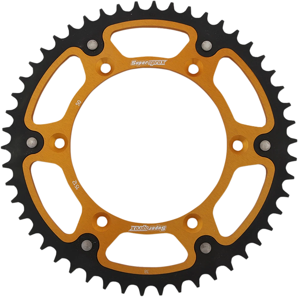 Piñón trasero sigiloso Supersprox 50T dorado RST-1512-50-GLD Foto 1 de 1