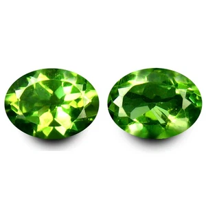 1.17 ct (2pcs) Super-Excellent MATCHING PAIR Oval Shape (7 x 5 mm) Apatite - Picture 1 of 1
